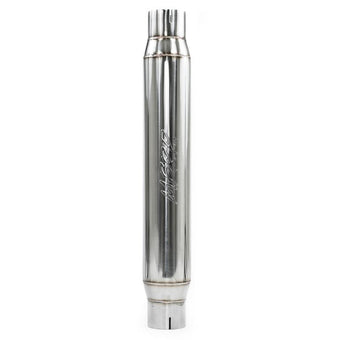 compare product MBRP Universal Resonator 3in Inlet /Outlet 22in Body 26in Overall T304