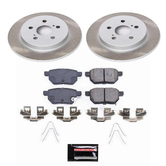compare product Power Stop 12-15 Toyota Prius Plug-In Rear Semi-Coated Rotor Kit