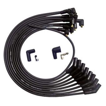 compare product Moroso SB Ford 351W Unsleeved 135 Deg Plug End Non-HEI Ultra Spark Plug Wire Set - Black