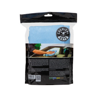compare product Chemical Guys Workhorse Professional Microfiber Towel - 16in x 16in - Blue - 3 Pack