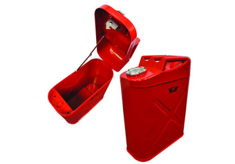compare product Rampage 1999-2019 Universal Trail Can Storage Box - Red