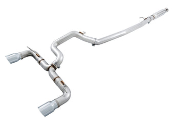 compare product AWE Tuning Ford Focus RS Track Edition Cat-Back Exhaust - Chrome Silver Tips