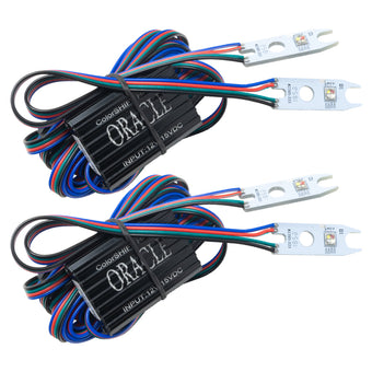 compare product Oracle 15-17 Ford F-150 Headlight DRL Upgrade Kit - ColorSHIFT w/o Controller