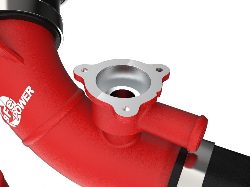 aFe 2022 Toyota Land Cruiser (J300) V6 - 3.5L (tt) BladeRunner 2.5in Aluminum Hot Charge Pipe - Red - My Store