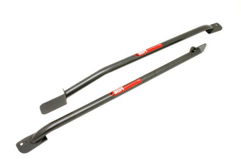 compare product BMR 93-02 F-Body Non-Convertible Weld-On Tubular Subframe Connectors - Black Hammertone