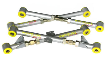 compare product Whiteline 05-14 Ford Mustang Fixed Position Rear Lower Control Arms (Pair)