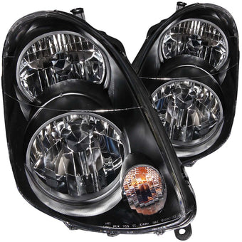 compare product ANZO 2003-2004 Infiniti G35 Crystal Headlights Black