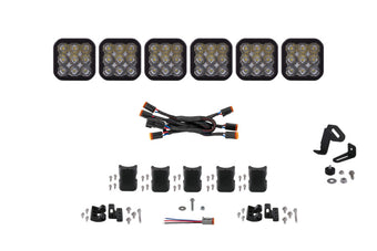 compare product Diode Dynamics SS5 Pro Universal CrossLink 6-Pod Lightbar - White Driving
