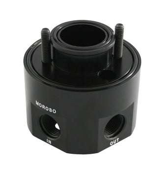 compare product Moroso Chevrolet Big Block/Dart Oil Filter Adapter - Sandwich - Oil Cooler