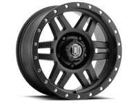 ICON Six Speed 17x8.5 6x5.5 0mm Offset 4.75in BS 108mm Bore Satin Black Wheel - My Store