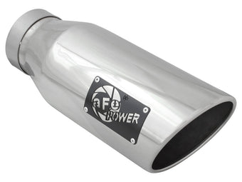 compare product aFe Diesel Exhaust Tip Bolt On Polished 4in Inlet x 6in Outlet x 15in Long
