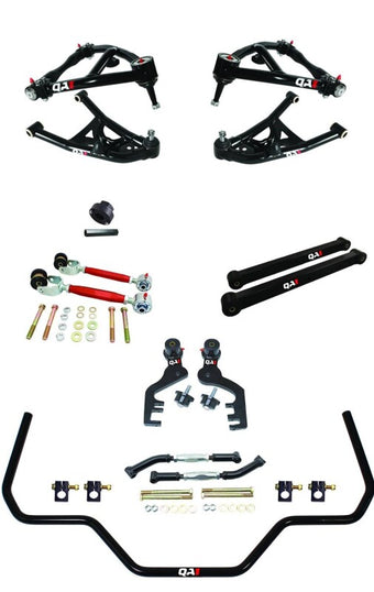 compare product QA1 68-72 GM A-Body Level 3 Drag Kit 2.0 w/o Shocks