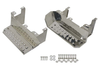 compare product Kentrol 76-95 Jeep CJ7 Wrangler YJ Side Steps Pair - Polished Silver