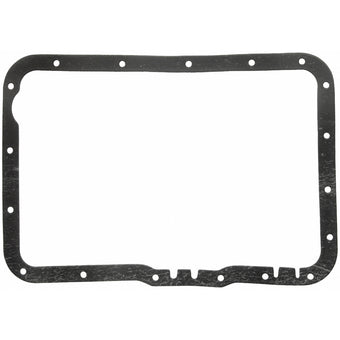compare product Fel-Pro 94-95 Ford Bronco/87-93 Mustang/87-88 Thunderbird Transmission Oil Pan Gasket - 18 Bolt Hole