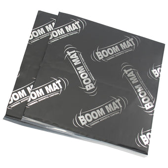 compare product DEI Boom Mat Damping Material - 12in x 12-1/2in (2mm) - 2.1 sq ft - 2 Sheets