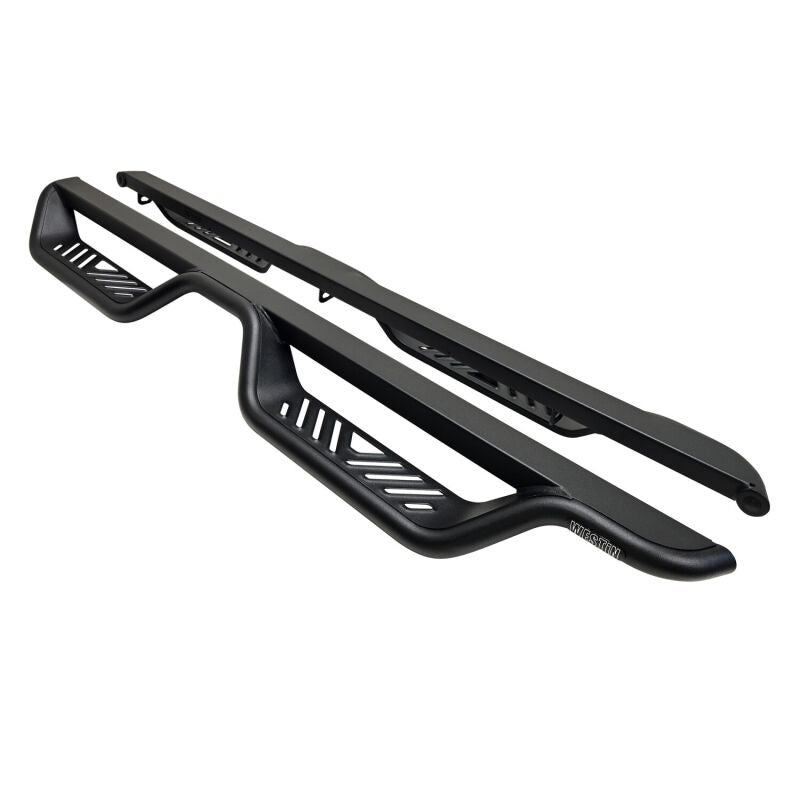 Westin 25 - 26 Toyota 4Runner Outlaw Drop Nerf Step Bars - Textured Black - My Store
