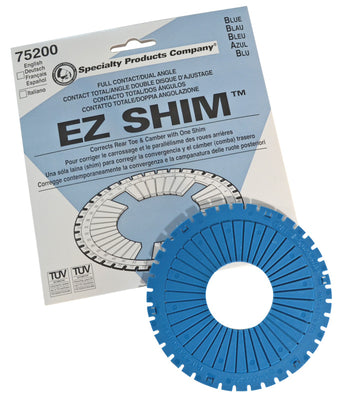 compare product SPC Performance EZ Shim Dual Angle Camber/Toe Shim (Blue)