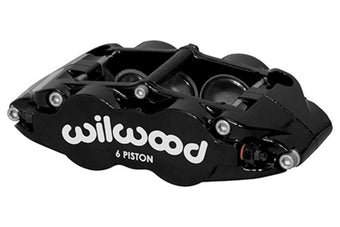 compare product Wilwood Caliper Forged Narrow Superlite R/H FNSL6R-DS Dust Seal 1.62/1.12 1.10in Rotor Width - Black