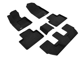 compare product 3D MAXpider 15-25 Volvo X90 (T5/B5) / XC90 (T6/B6) 7-Seat Elegant 1st 2nd & 3rd Row Floormats - Blk