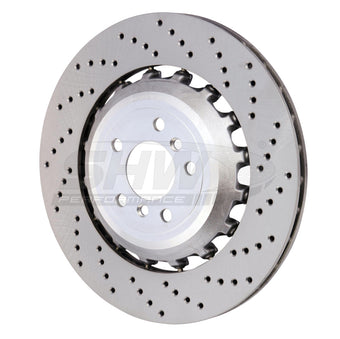 compare product SHW 11-16 BMW M5 4.4L Right Rear Cross-Drilled Lightweight Brake Rotor (34212284104)