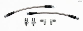 compare product Wilwood GM 1500/2500 Rear (w/13in Rotor) 10in OAL Flexline Brake Hose w/Fittings