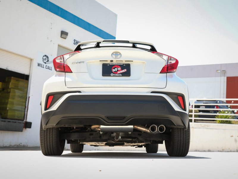aFe Takeda 18 - 21 Toyota C - HR 2.0L 2.5in 304 Stainless Steel Cat - Back Exhaust w/ Polished Tip - My Store