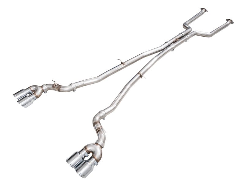 AWE Tuning BMW G90/G99 M5 Track Edition Cat - Back Exhaust - Chrome Silver Tips - My Store