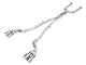 AWE Tuning BMW G90/G99 M5 Track Edition Cat - Back Exhaust - Chrome Silver Tips - My Store