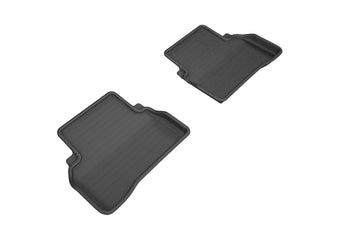 compare product 3D MAXpider 2015-2020 Mercedes Benz C-Class Sedan W205 Kagu 2nd Row Floormats - Black