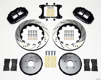 compare product Wilwood Narrow Superlite 6R Front Hat Kit 14.00in Drilled Nissan 370Z/Fiti G37