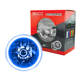 compare product Oracle Pre-Installed Lights 7 IN. Sealed Beam - Blue Halo