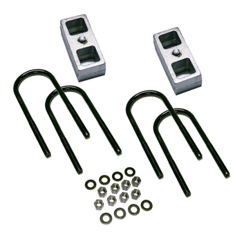 compare product Superlift 99-10 Ford F-250 SuperDuty 2in Block Kit w/ 3 5/8 AxleTube w/o Top Mounted Overload Leaf