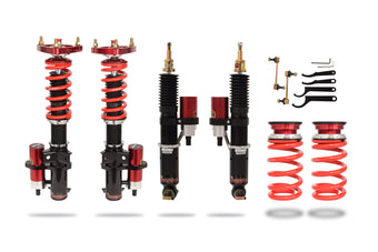 compare product Pedders 15-19 Ford Mustang S550 w/o Magneride Extreme Xa w/Remote Canister Coilover Kit