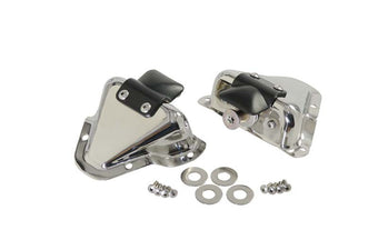 compare product Kentrol 81-95 Jeep CJ/Wrangler YJ Interior Door Latch Brackets Pair - Polished Silver
