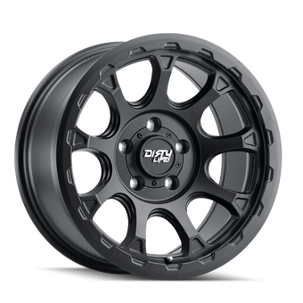 compare product Dirty Life 9307 Drifter 17x8.5/5x127 BP/-6mm Offset/78.1mm Hub Matte Black Wheel - Beadlock