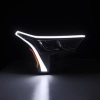 AlphaRex 22 - 23 Toyota Tundra LUXX - Series Headlights Black w/Amber DRL - Req 810029 OR 810030 - My Store