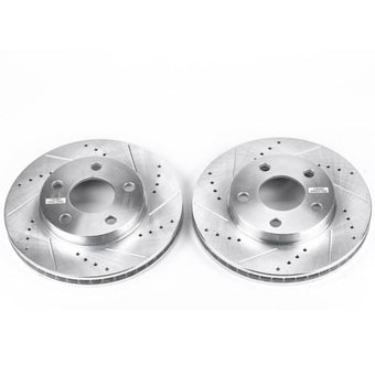 compare product Power Stop 04-05 Chevrolet Classic Front Evolution Drilled & Slotted Rotors - Pair