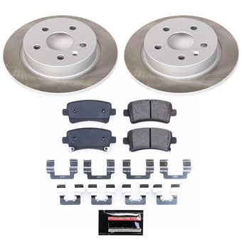 compare product Power Stop 10-11 Saab 9-5 Rear Semi-Coated Rotor Kit
