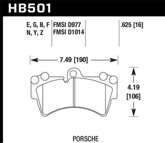 compare product Hawk 2007-2014 Audi Q7 Premium HPS 5.0 Front Brake Pads