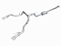 AWE Tuning 2021+ Ford F150 Tremor w/ Bumper Cutouts 0FG Non - Resonated Cat - Back w/ Chrome Silver Tips - My Store