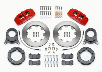 compare product Wilwood Dynapro 6 Front Hat Kit 11.75in Rotor Red 66-75 Ford Bronco Dana 30/44 w/Lines