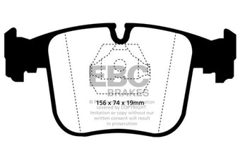 compare product EBC 91-93 BMW 850 5.0 Greenstuff Front Brake Pads