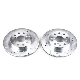 compare product Power Stop 91-95 Toyota MR2 Rear Evolution Drilled & Slotted Rotors - Pair