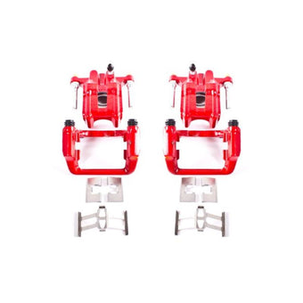 compare product Power Stop 01-03 Acura CL Rear Red Calipers w/Brackets - Pair
