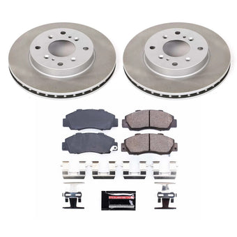 compare product Power Stop 98-02 Honda Accord Front Semi-Coated Rotor Kit