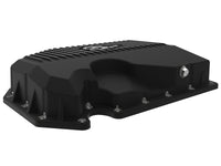 aFe 05 - 19 VW 1.8L/2.0L w/o Oil Sensor Engine Oil Pan Black POWER Street Series w/ Machined Fins - My Store