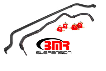 compare product BMR 16-20 6th Gen Camaro Front & Rear Sway Bar Kit w/ Bushings - Black Hammertone