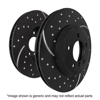 compare product EBC 2019+ Chevrolet Silverado 3500 2WD / 4WD DRW GD Sport Dimpled & Slotted Rear Rotors
