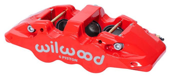 compare product Wilwood Caliper-Forged Dynalite w/Dust Seal-Red 4.04in Pistons 1.25 Disc