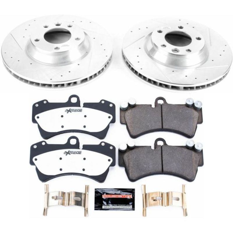 Power Stop 07 - 15 Audi Q7 Front Z26 Street Warrior Brake Kit - My Store